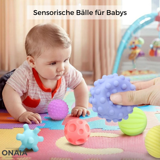 Sensorische Bälle für Babys