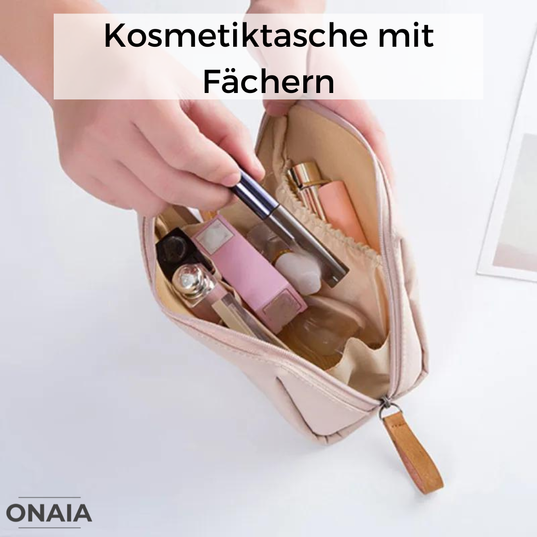 Kosmetiktasche mit Fächern