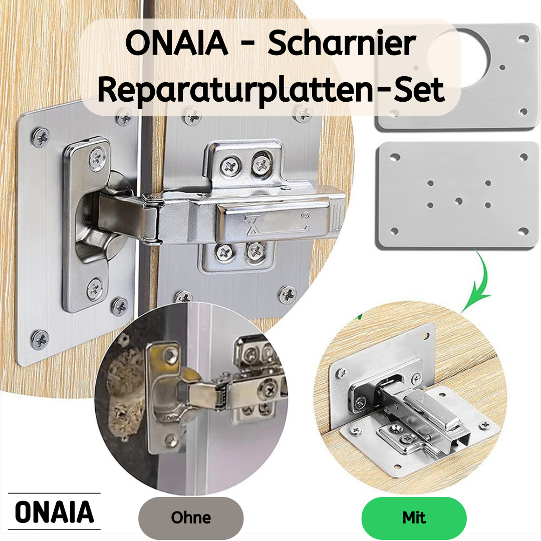 Scharnier Reparaturplatten-Set