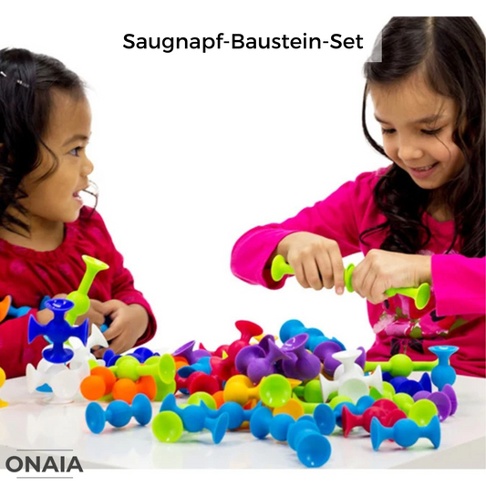 Saugnapf-Baustein-Set für Kinder