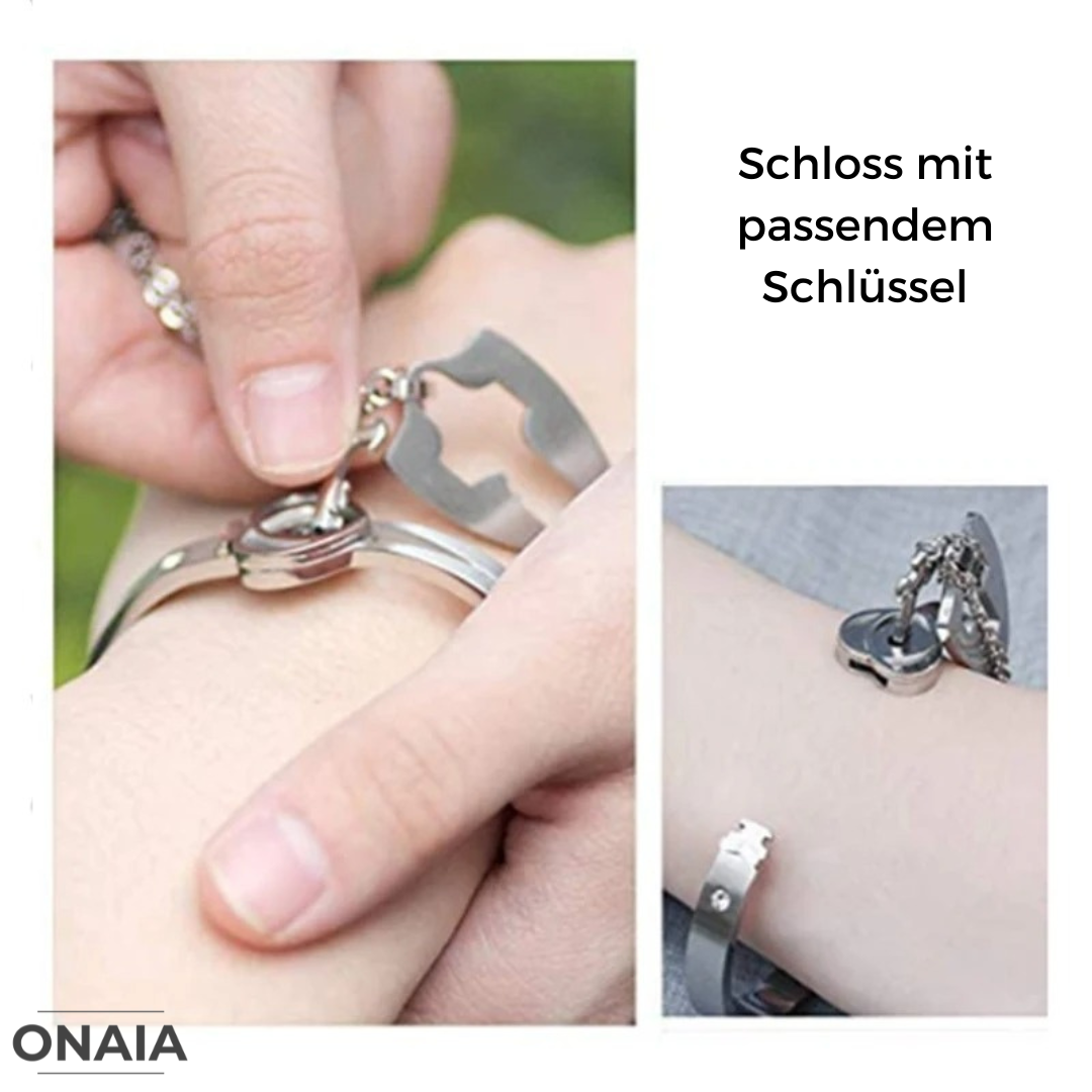 Herz-Armband-Halsketten Set