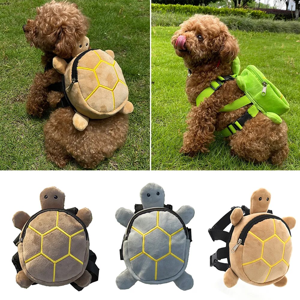 Schildkröten Rucksack für Hunde